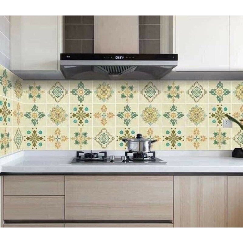 CUỘN GIẤY DÁN BẾP CÁCH NHIỆT 3D KT : 60X3M