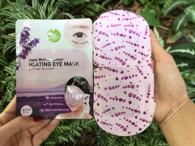 Mặt nạ tạo nhiệt giảm quầng thâm và bọng mắt Baby Bright Sleep Well Lavender Heating Eye Mask 15g | BigBuy360 - bigbuy360.vn