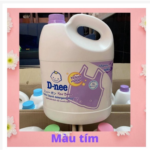 Nước giặt Dnee 3000ml - Giặt xả quần áo cho trẻ sơ sinh