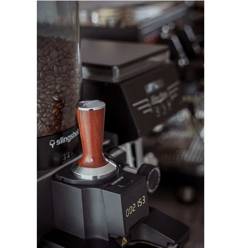 MHW-3Bomber | Tamper Nén Cafe Tay Gỗ 58mm