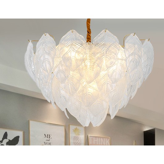 Đèn Thả Chùm Lá Kính Nghệ Thuật- D60 - D80
