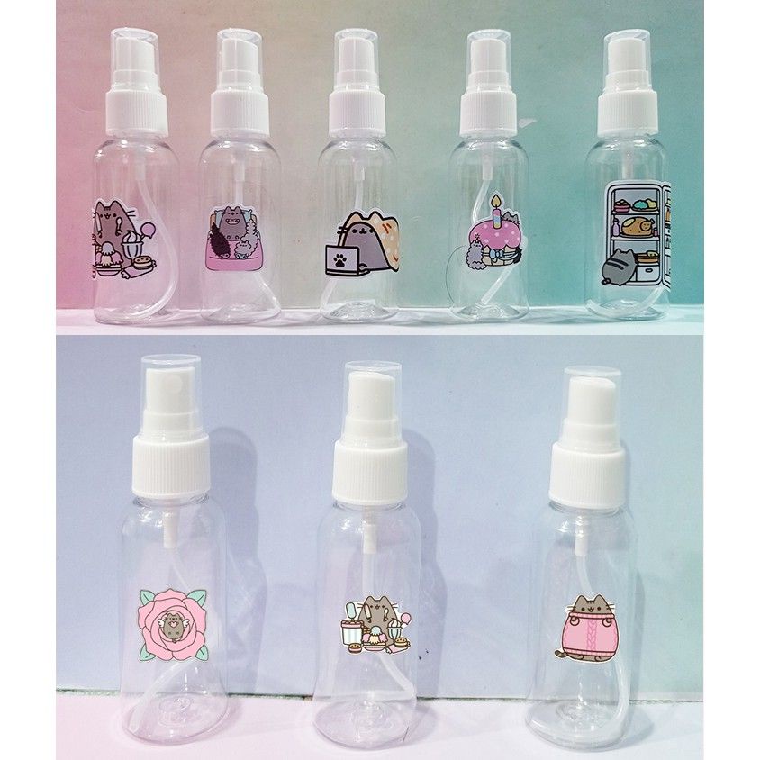 Lọ Đựng Mỹ Phẩm 3 anh em gấu LMPI1 molang pusheen tonton brown khủng long kitty ngựa thần hổ mập 50ml lọ chiết Du lịch