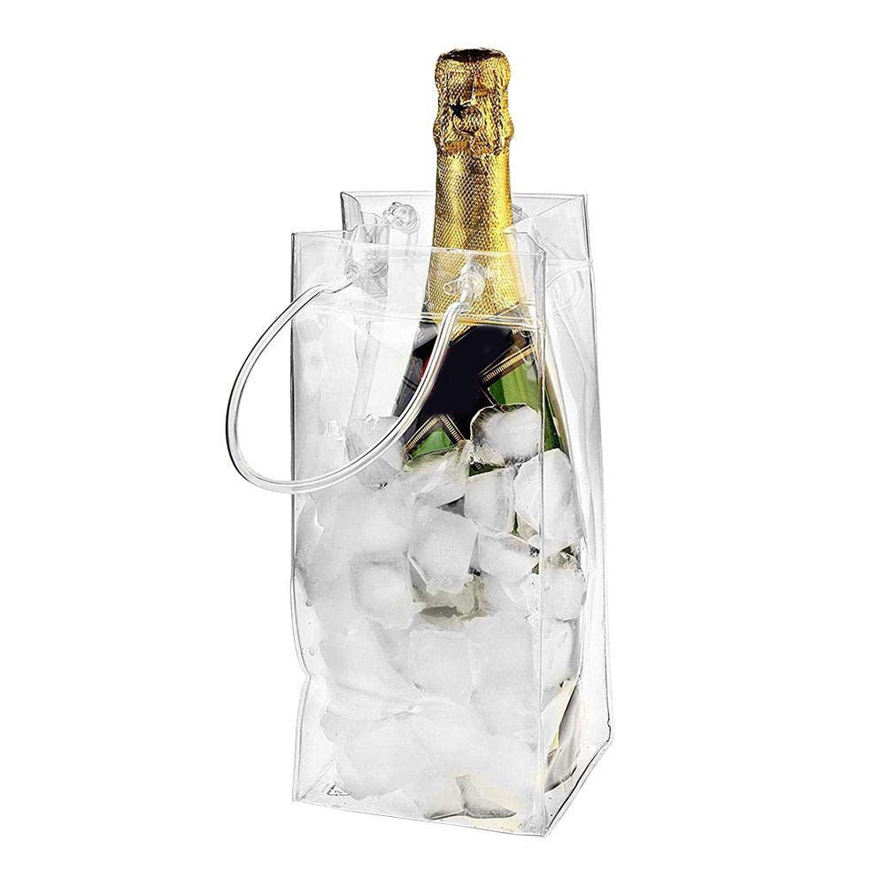 Túi nhựa PVC trong suốt đựng nước đá ướp lạnh chai rượu