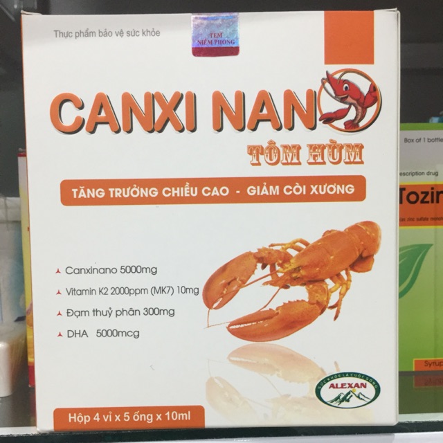 Canxi nano tôm hùm