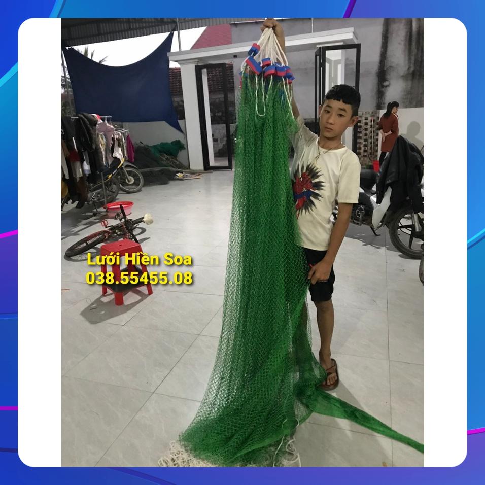 Lưới vét cá, lưới kéo cá ao hồ bằng dù thương hiệu Hiền Soa dài 10m, 20m, 25m, 30m siêu bền  LKDU