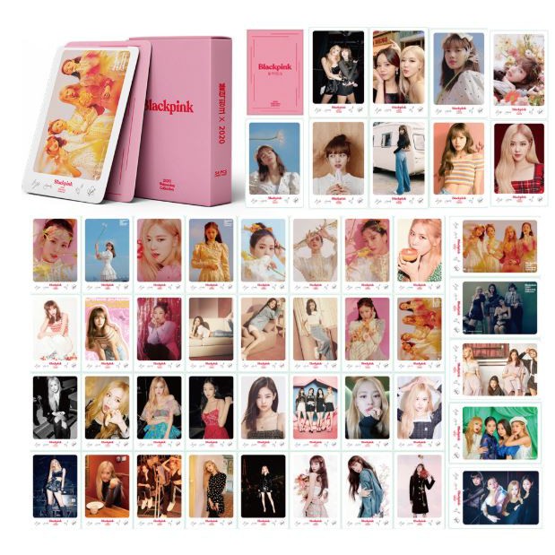 Bộ 52 lomo Bangtan World tour,MOTS 7, BLACKPINK in 2 mặt cực đẹp