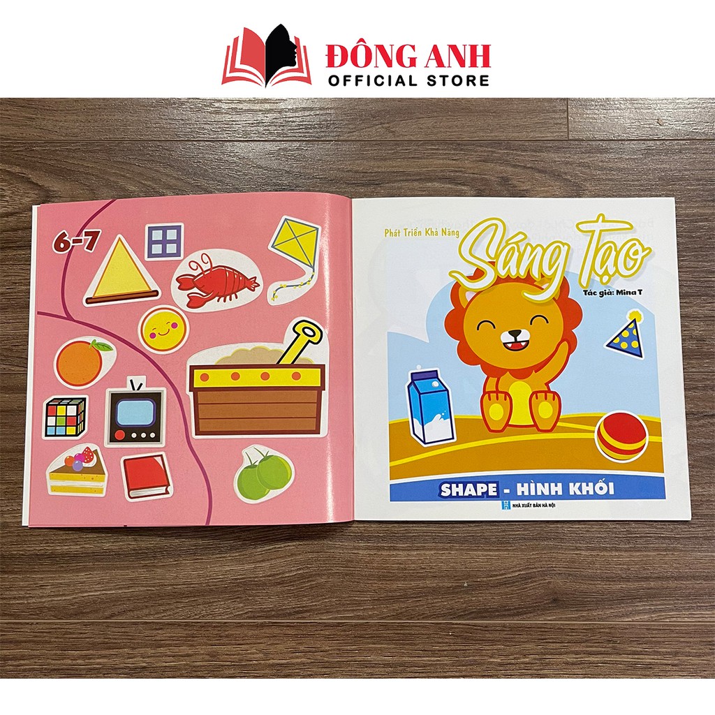 Sách - Combo 3 cuốn Bóc dán thông minh cho bé song ngữ Việt - Anh