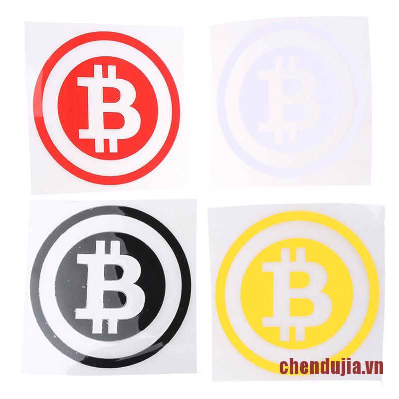 DUJIA Bitcoin Car Sticker Cryptocurrency Blockchain Sticker Vinyl Car Window Dec