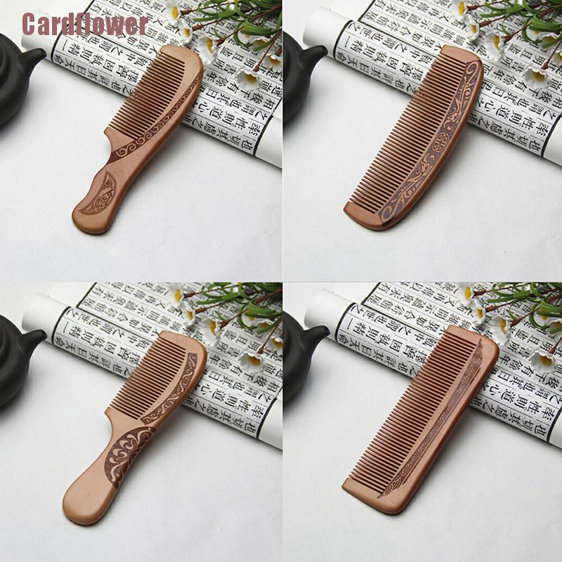 (Hàng Mới Về) Dụng Cụ Mát Xa Da Đầu Bằng Gỗ Chống Tĩnh Điện Tiện Lợi
