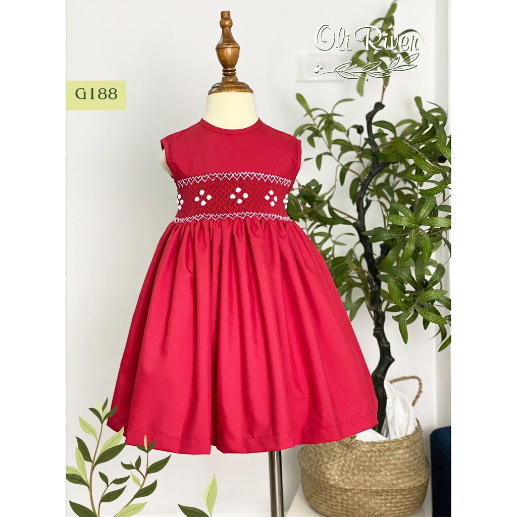 đầm smock XUẤT TÂY BAN NHA