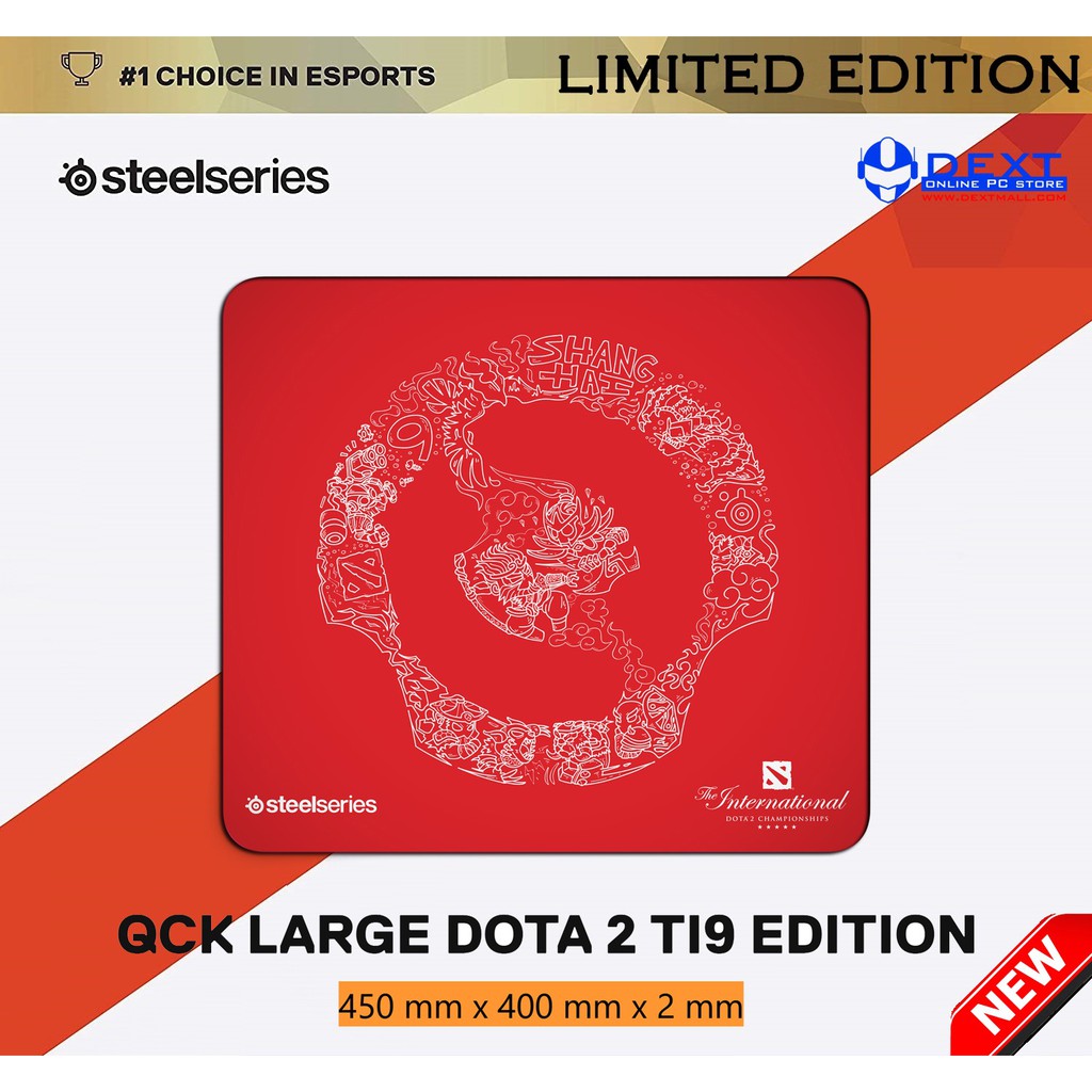 Lót Chuột Gaming Steelseries Qck Dota 2 Ti9 Phiên Bản Giới Hạn