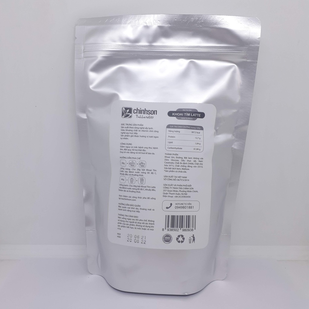 Trà Sữa Khoai Lang Tím Chính Sơn  750g - Nguyên Liệu Pha Chế Đồ Uống, 100% Tự Nhiên