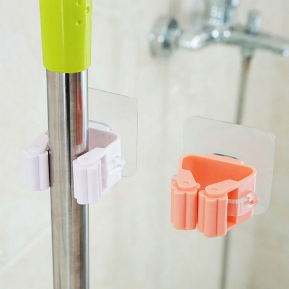 Kẹp chổi dán tường loại rẻ