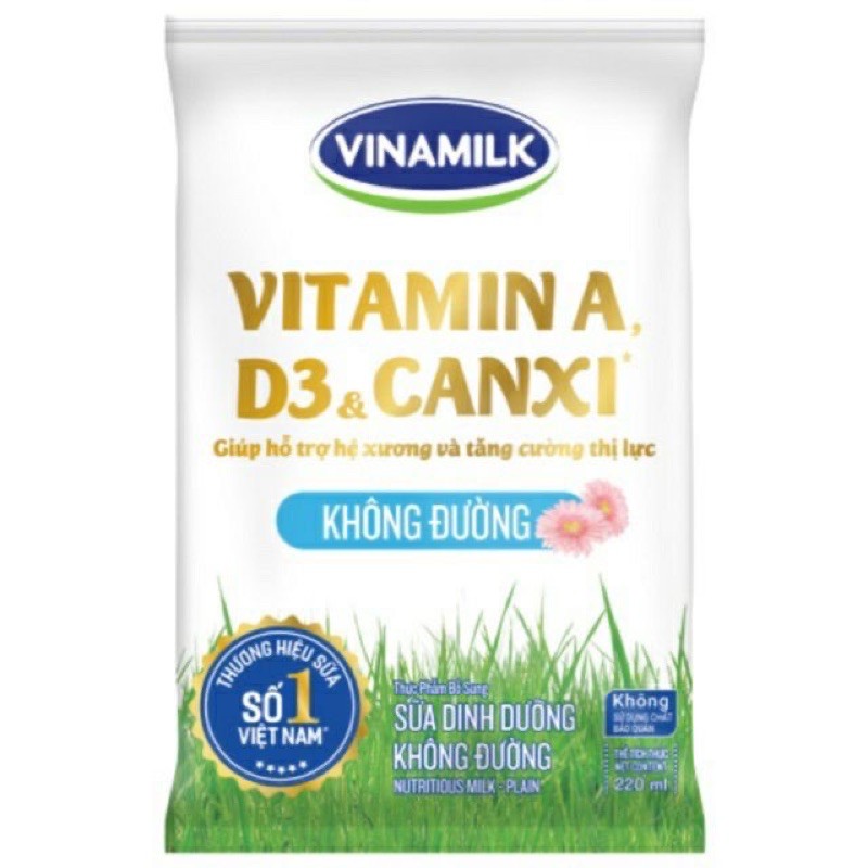 Sữa bịch Vinamilk 220ml ( date mới )