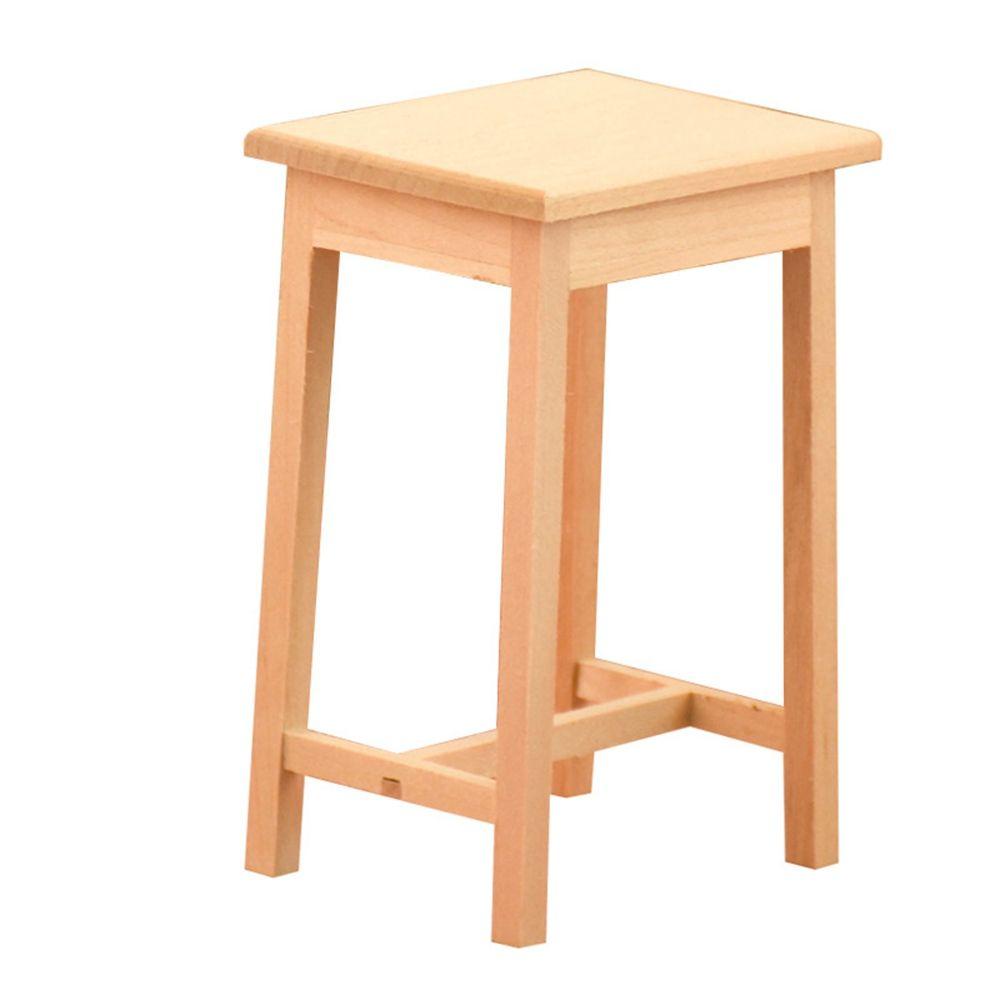 LUOL Bàn Gỗ Chất Lượng Cao Trang Trí Nhà Búp Bê Tỉ Lệ 1 / 12