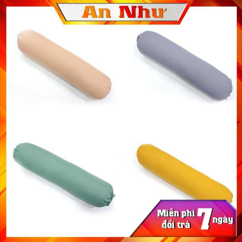 Vỏ gối ôm cotton đũi 35x100cm đẹp mê ly