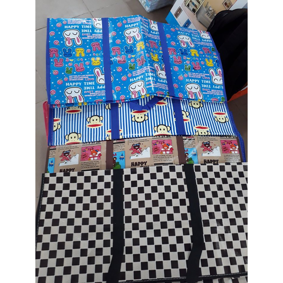 Combo 2 Túi Bạt Đựng Quần Áo, Chăn Màn Cỡ To