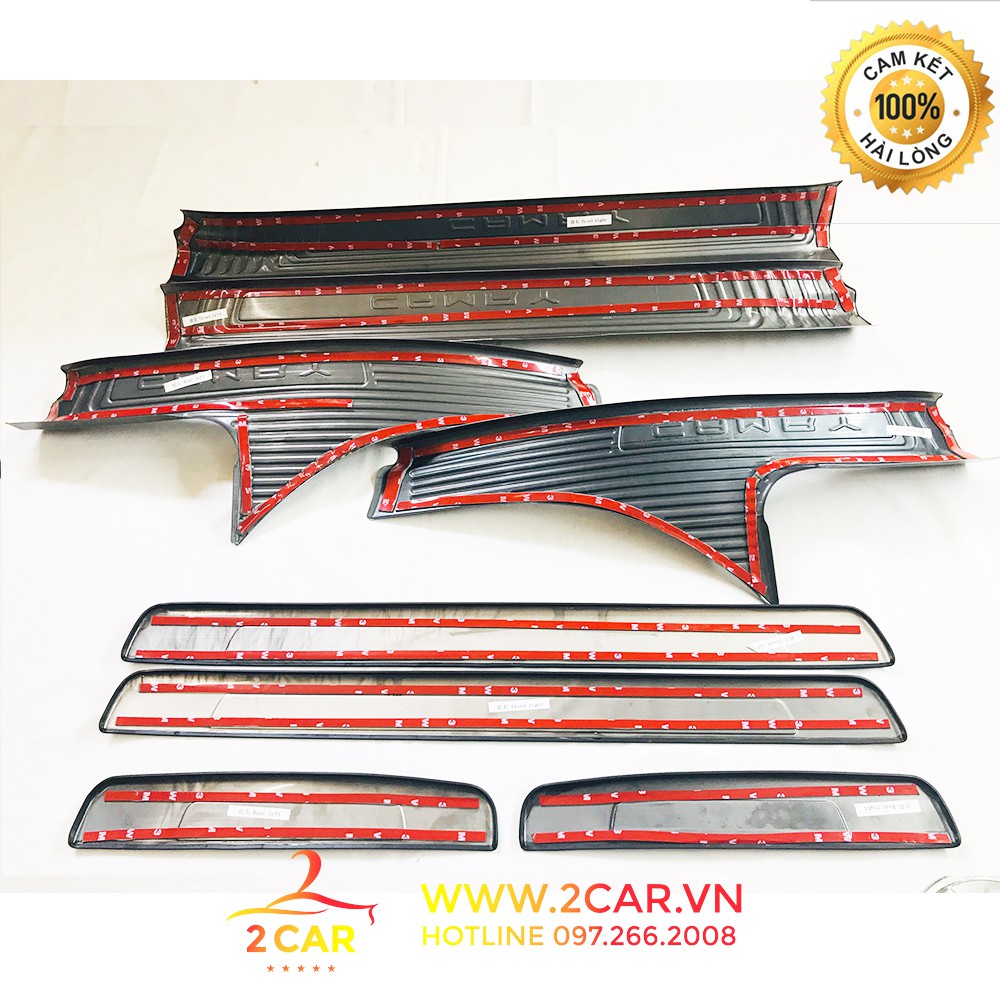 Ốp bậc cửa Trong, Ngoài xe Toyota Camry 2019-2021 Titan cao cấp
