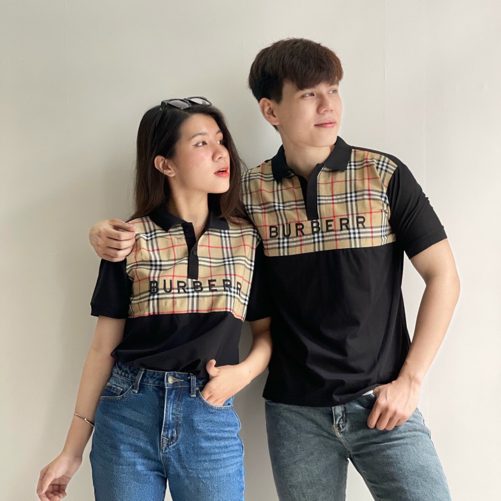 Áo thun nam nữ POLO vải cá sấu cotton cao cấp ngắn tay in hoa vặn cực sang trọng - TT18 | BigBuy360 - bigbuy360.vn