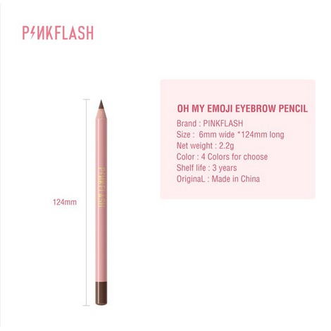 Pinkflash (Hàng Mới Về) Bút Chì Kẻ Lông Mày Đầu Mềm Tự Động Chống Nước Bền Màu Dài Lâu | BigBuy360 - bigbuy360.vn