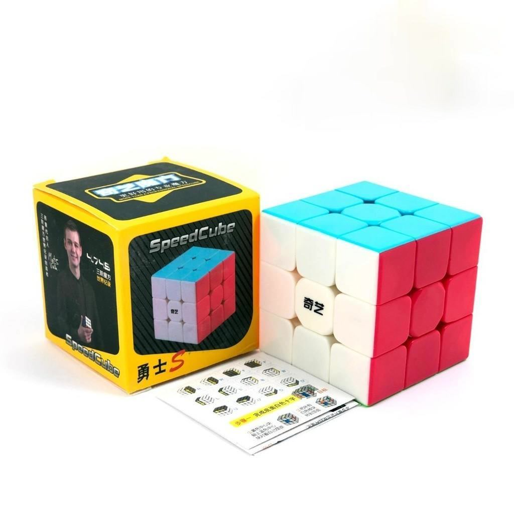 [Loại tốt] Rubik 3x3 QiYi Warrior S Stickerless Rubic 3 Tầng Không Viền