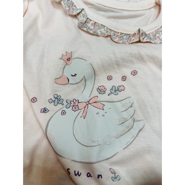 Bộ xuất Hàn Ppippilong hình thiên nga xinh cho bé hàng dư xịn made in VN