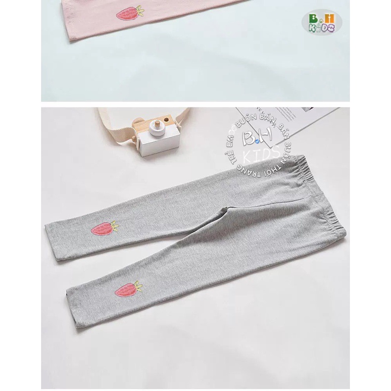 [RẺ SẬP SÀN] Quần dài bé gái( quần leging) vải cotton tàu đủ size 8-18kg