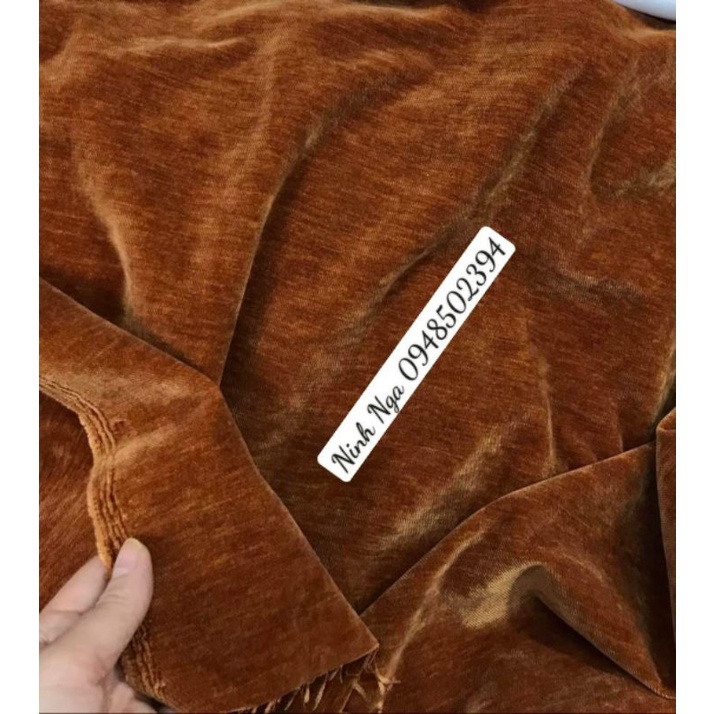 Vải nhung tuyết 2 mặt