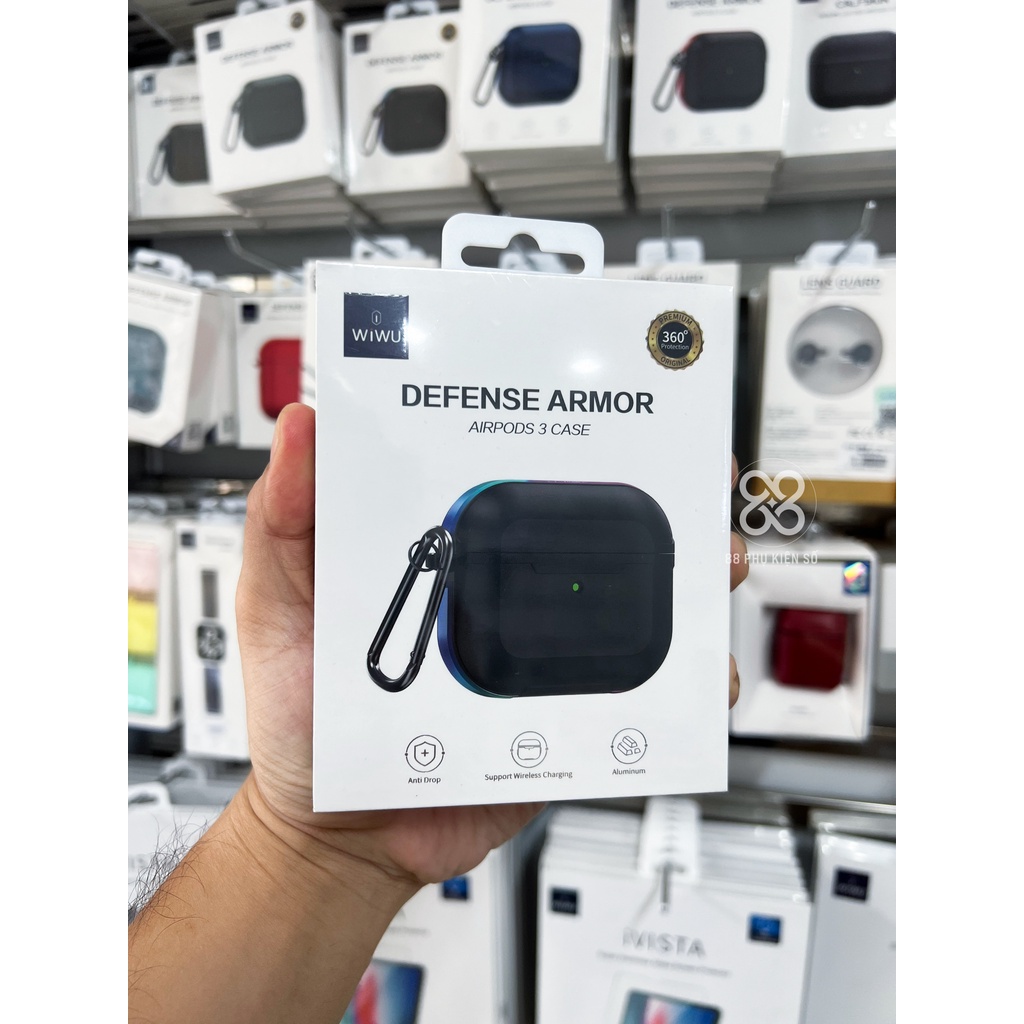 WiWu Defense Armor vỏ đựng chống sốc 3m cho Airpods 3