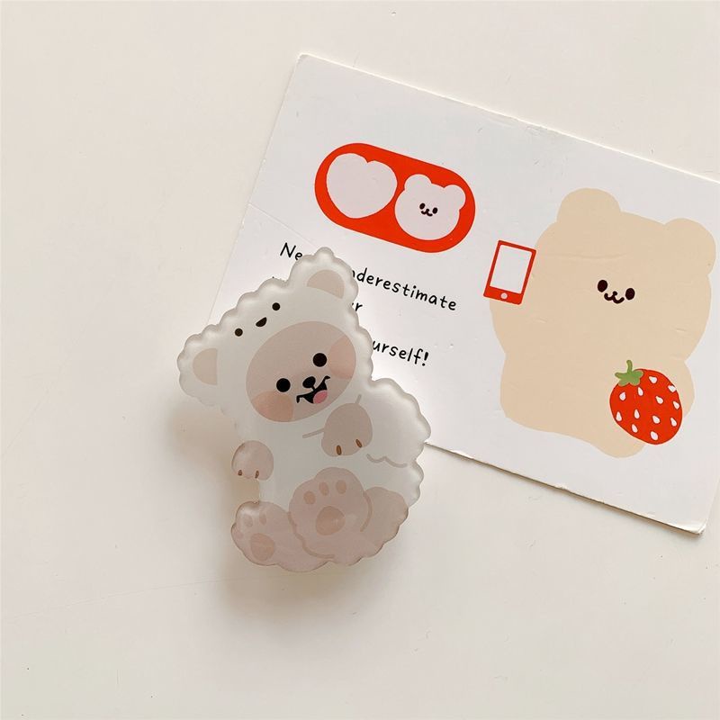 Giá Đỡ Điện Thoại Bằng Acrylic Hình Chú Cún Đáng Yêu