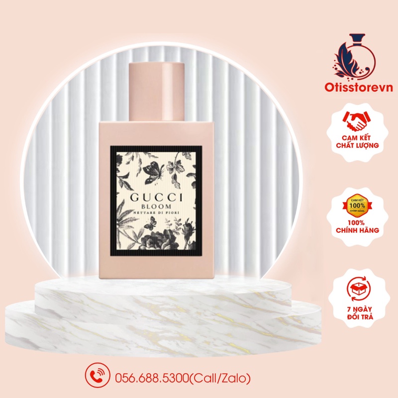 Nước Hoa Nữ Gu-ci Bloom Nettare di Fiori EDP (Bloom tím) Gợi Cảm, Nữ Tính, Sang Trọng