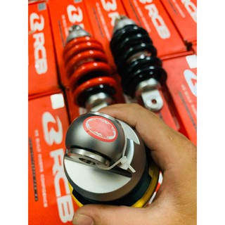 phuộc RCB mẫu E2 ex 135 đỏ đen vàng
