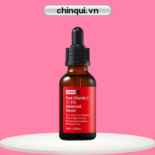 Tinh Chất Vitamin C giảm thâm sáng da By Wishtrend Pure Vitamin C 21.5 Advanced Serum 30ml