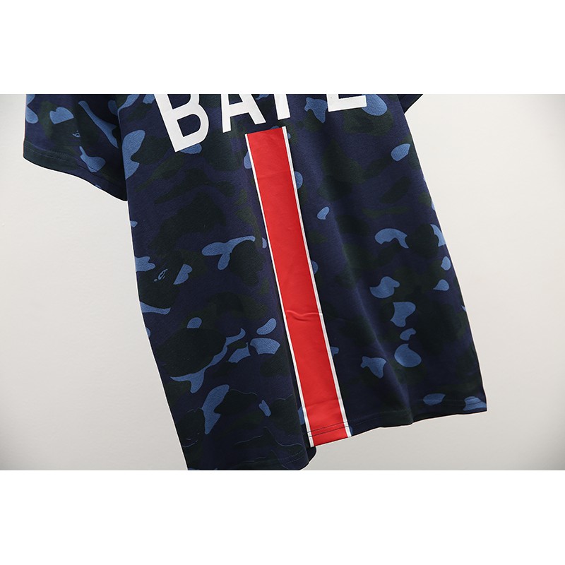 BAPE Áo Thun Tay Ngắn In Chữ Bathing Ape X Psg Paris Saint Thời Trang Mùa Hè 2020 Cho Nam