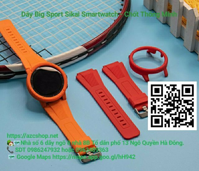 Dây Big Sport Sikai Smartwatch 20MM-22MM - Chốt Thông Minh