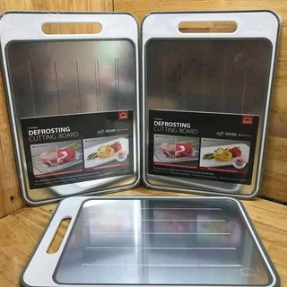 Thớt rã đông hai mặt nhôm và nhựa lock&lock csc411