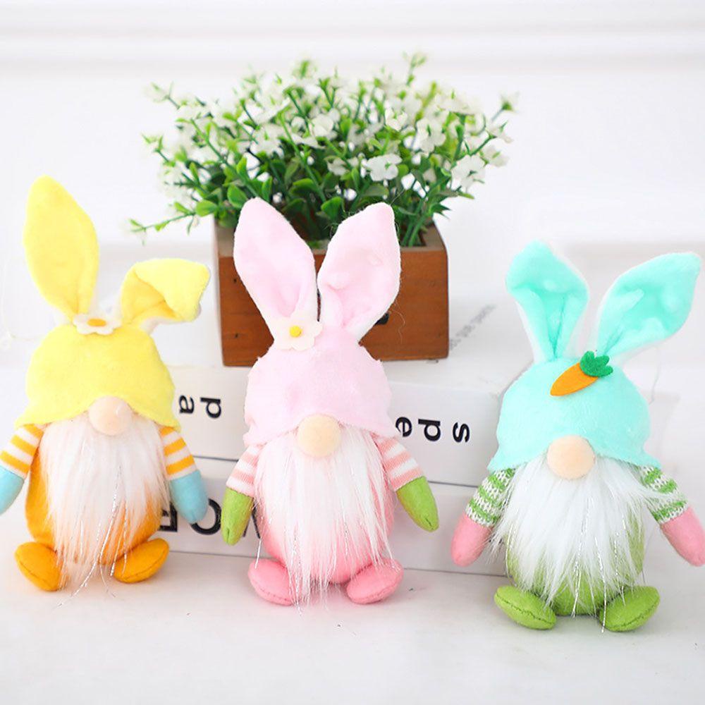 Búp Bê Hình Thỏ Phục Sinh Handmade Trang Trí Tái Sử Dụng Linh Hoạt