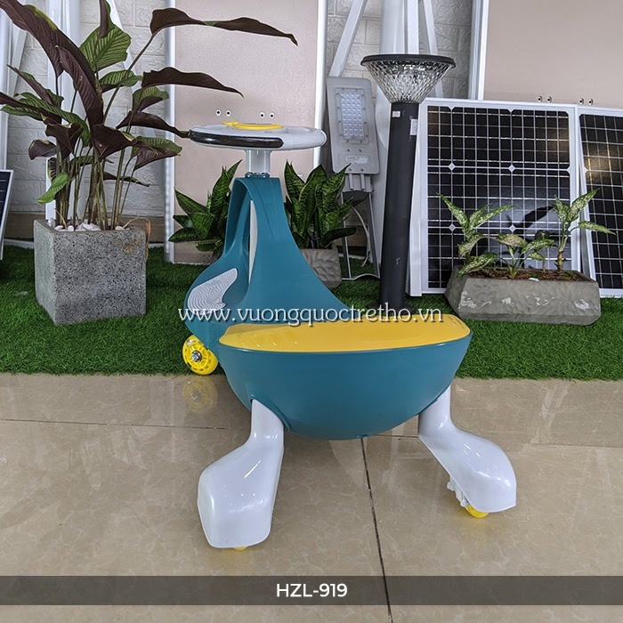 Xe Lắc Cho Bé Broller HZL-919 VuongQuocTreTho Có Nhạc Và Đèn, Xe Lắc Cao Cấp Có Đèn Bánh Xe