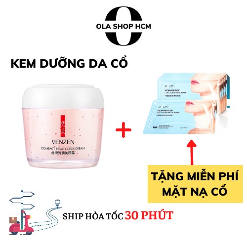 Kem dưỡng da cổ cấp ẩm nâng cơ làm săn chắc chống lão hóa trắng sáng