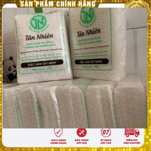 Freeship 50k! 1Kg bánh tráng mỏng TÂN NHIÊN cuốn rau sống đặc sản Tây Ninh
