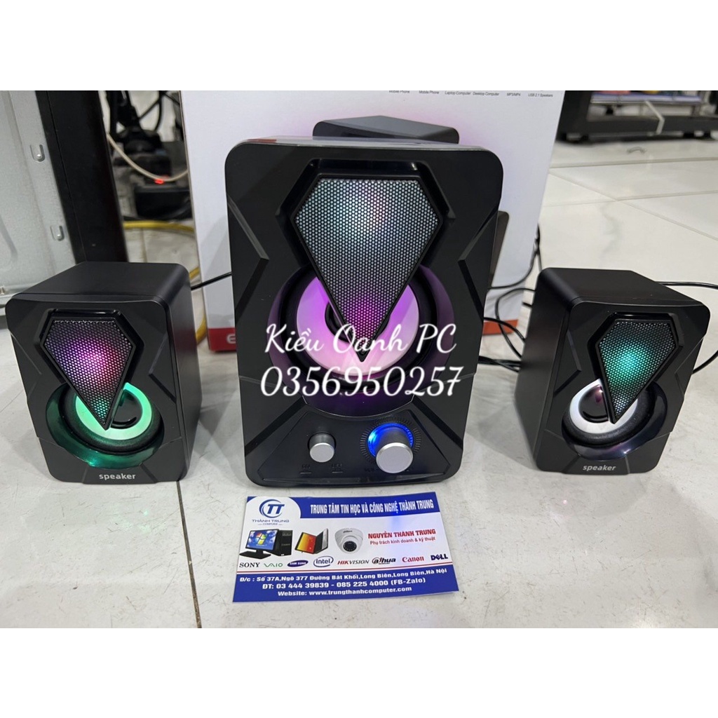 Loa Nghe nhạc Vi tính, laptop, điện thoại 2.1 YST-1306, YST-1307 | 2.0 YST-1053 YST-1046, Led RGB 7 Màu Giá Rẻ