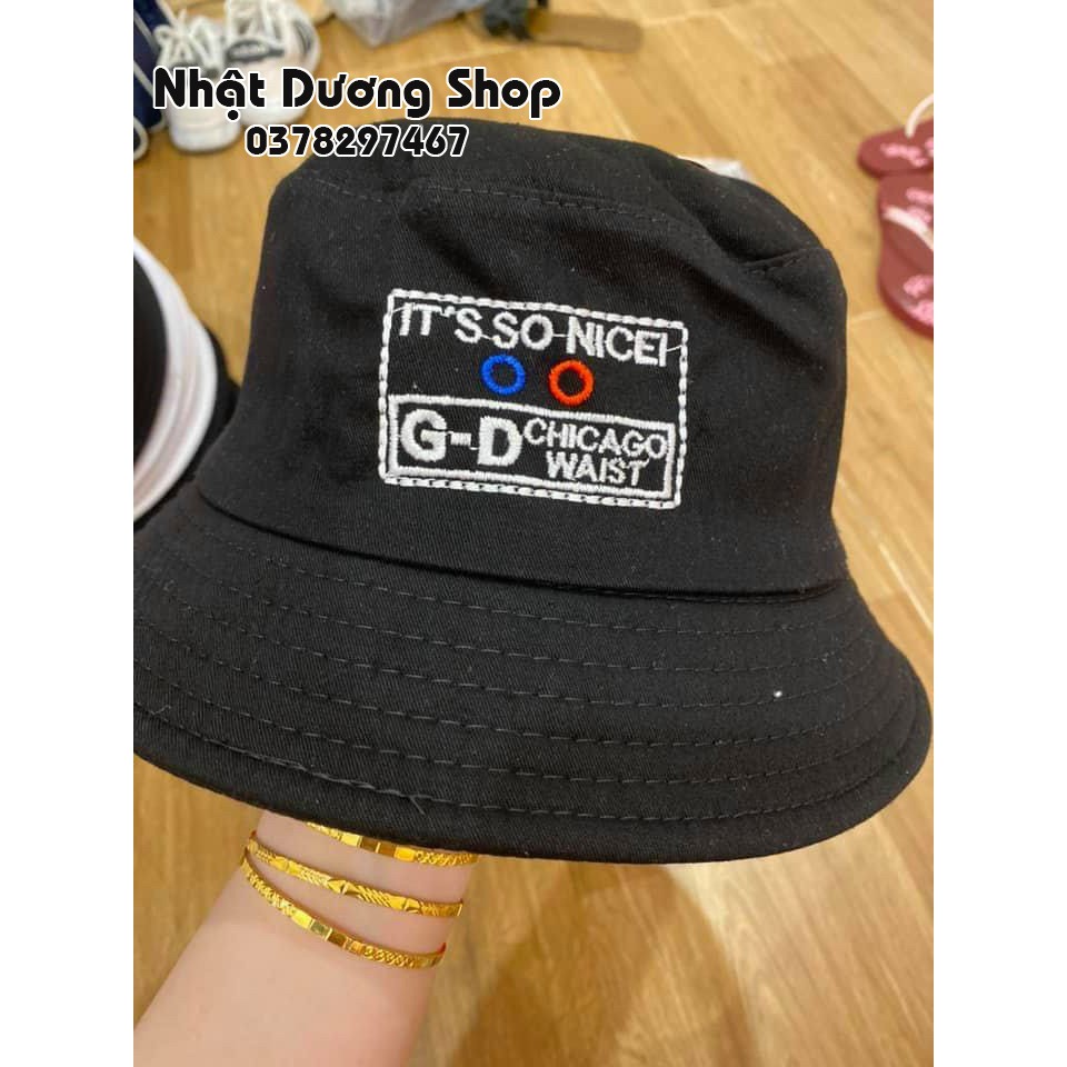 Mũ Bucket It's so nice nón tai bèo vành nhỏ chất liệu Cotton thoáng mát tạo cảm giác dễ chịu khi đội