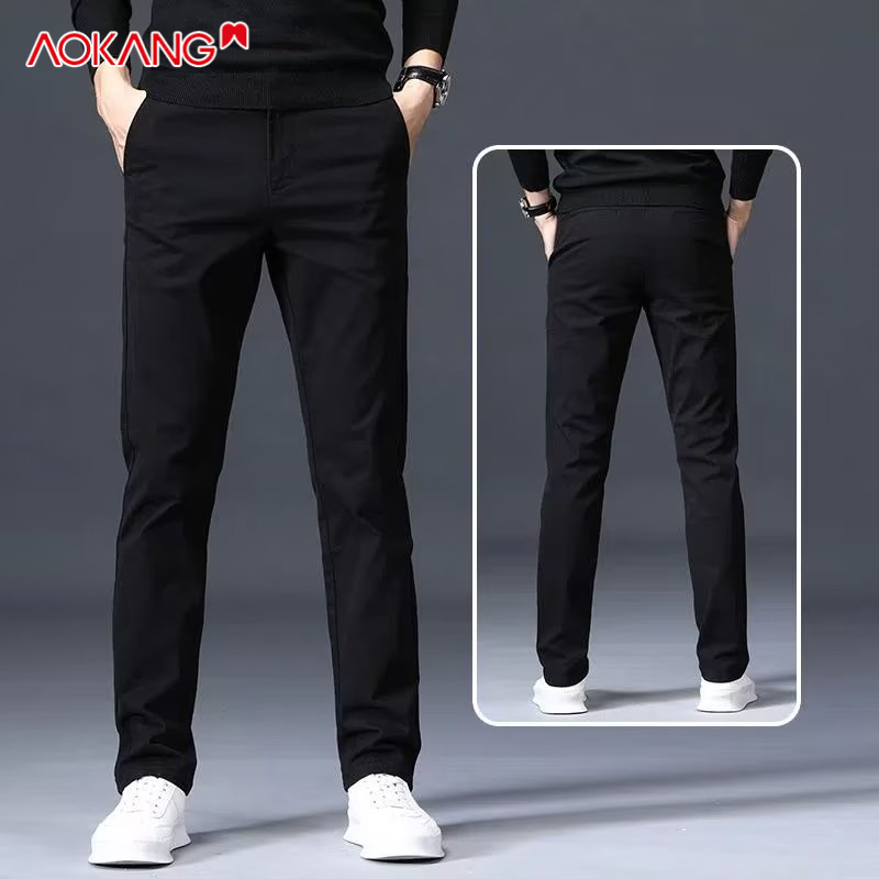 Quần dài AOKANG cotton dáng rộng thời trang mới dành cho nam