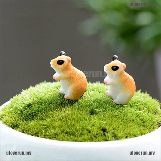 Mô hình chuột hamster Mini trang trí sân vườn