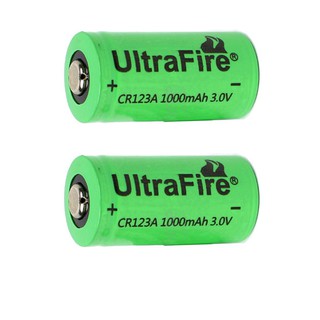 Pin sạc CR123 UltraFire Combo 2 Viên