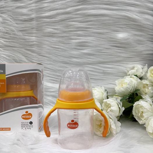 BÌNH SỮA WESSER TAY CẦM 180ML (BÌNH)