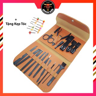 [HÌNH THẬT] Bộ Dụng Cụ Làm Móng, Kiềm, Bộ Cắt Móng Tay 12, 16, 18 món Cao Cấp, Tiện Lợi, Túi Ví Gấp