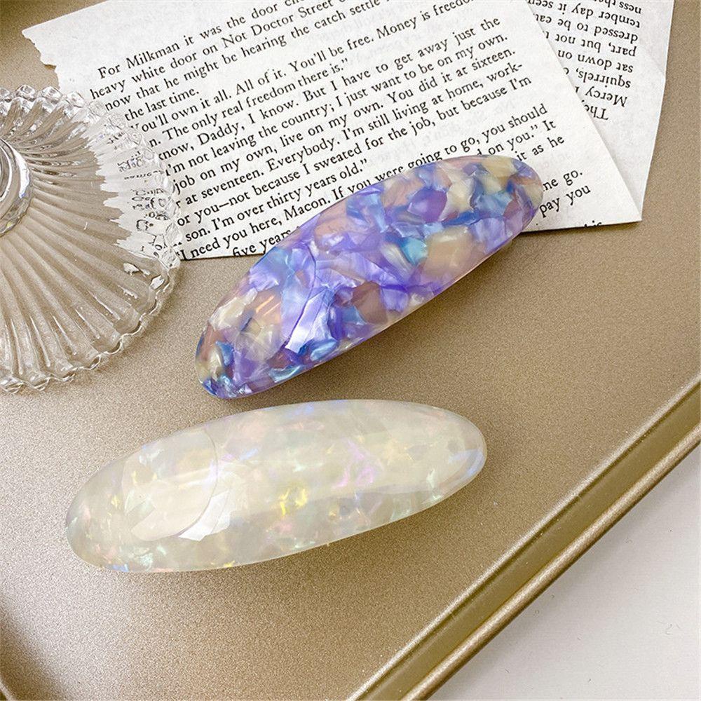 Kẹp Tóc Đuôi Ngựa Bằng Acetate Chống Trượt Thời Trang