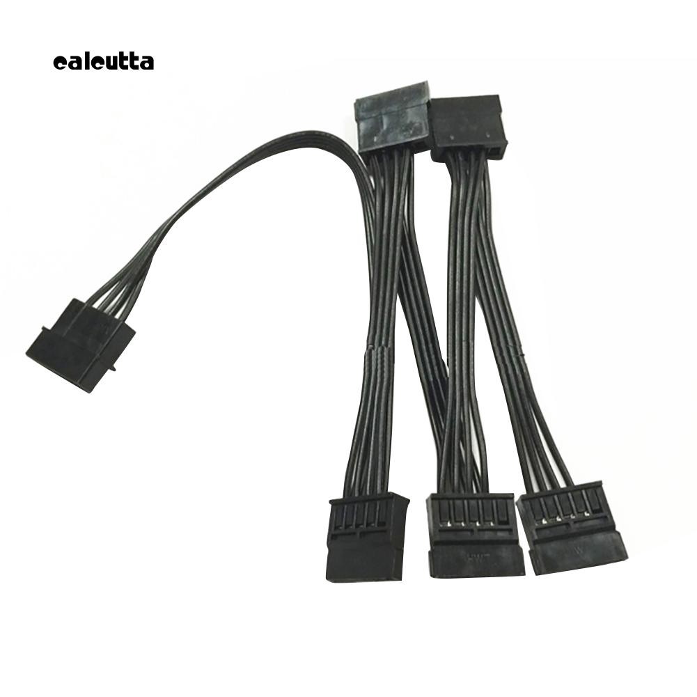 Dây cáp nguồn SATA 4 chân sang 5 IDE SATA 15 chân cho PC