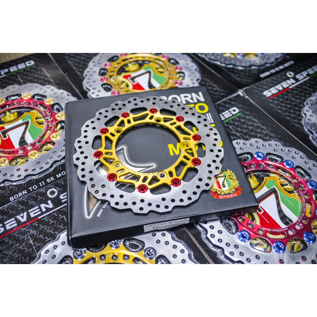 Đĩa phanh Seven Speed Size 300mm dành cho Yamaha R15v3 / MT15 / TFX / R3 / MT03.